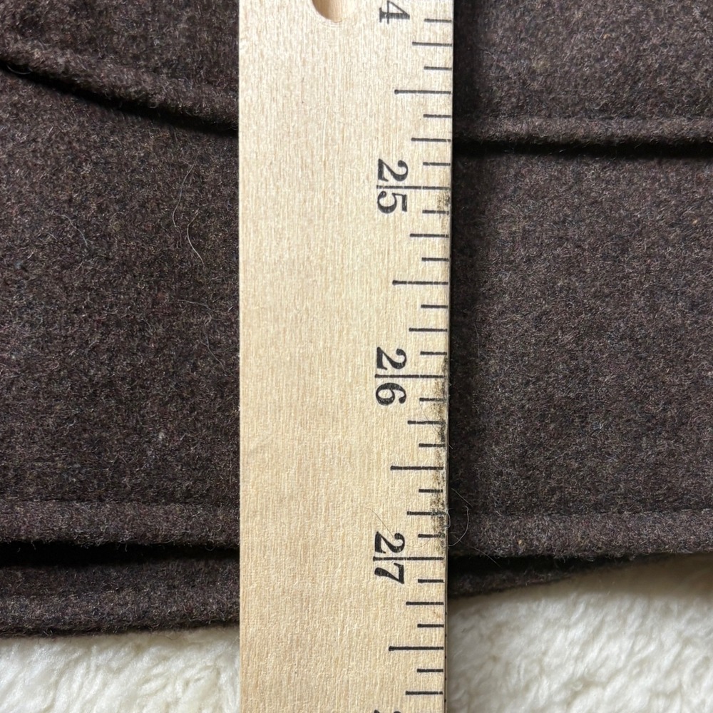 Cripple Creek Mens Vest XL Wool Blend Brown Full Button Pockets Collar XL - Picture 5 of 6